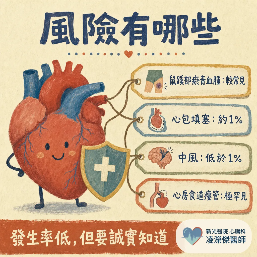 心房顫動電燒：成功率多高？風險有哪些？術後要注意什麼 圖卡 4