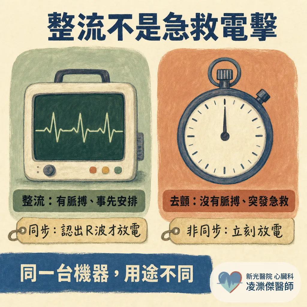 為什麼你需要心房顫動整流(電擊整流)?時機、當天流程與最重要的抗凝血規則 圖卡 2