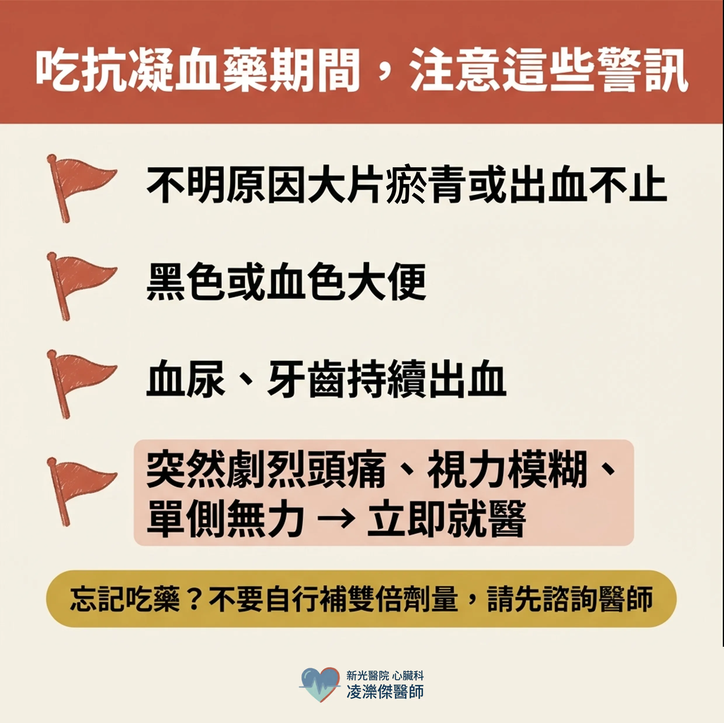心房顫動：為什麼要吃抗凝血藥？不吃會怎樣？ 圖卡 6