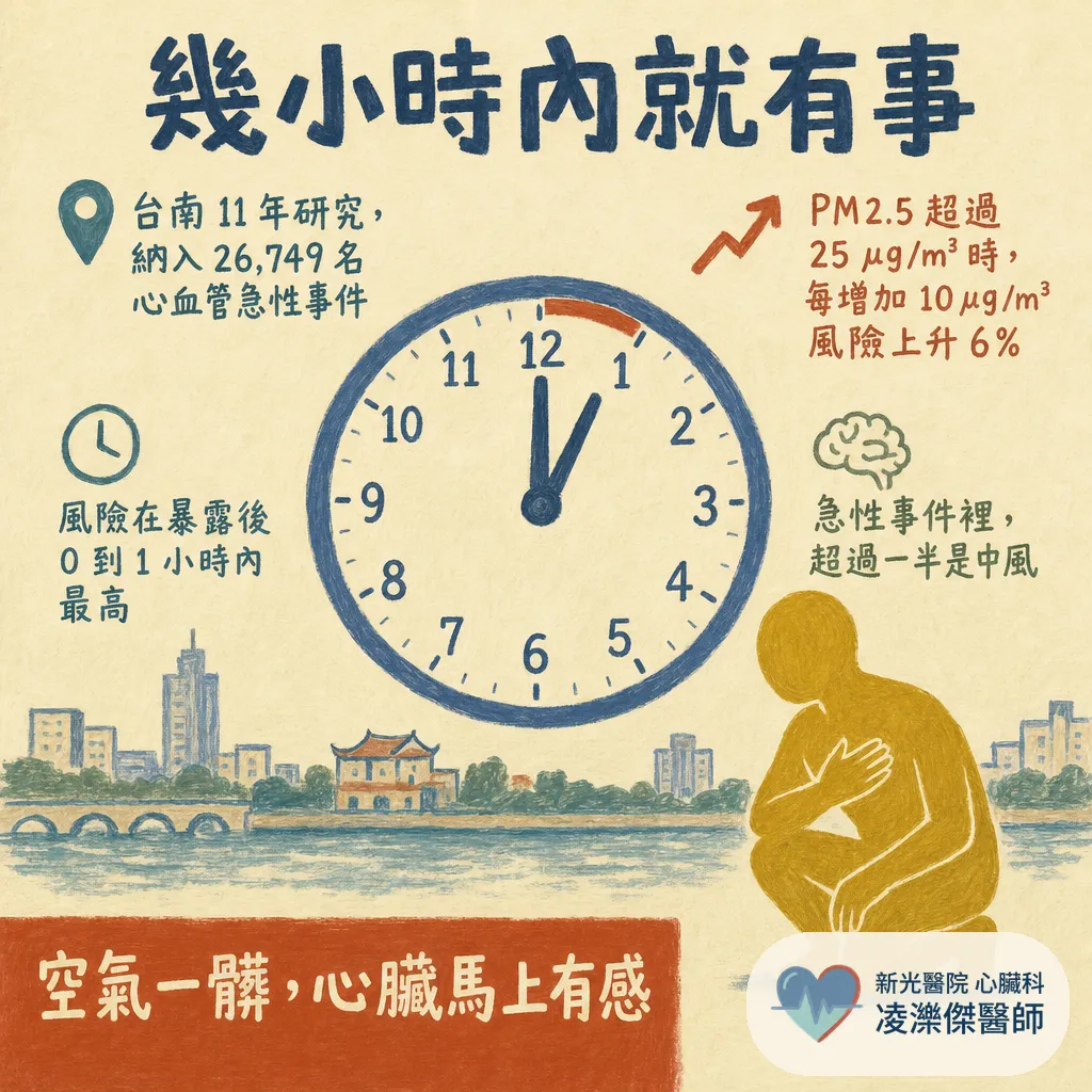 空氣品質亮紅燈:PM2.5 怎麼傷心血管,紫爆天心臟病人怎麼自保 圖卡 3