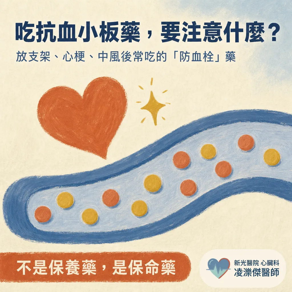 吃抗血小板藥要注意什麼?放支架後不是保養藥,是保命藥 圖卡 1