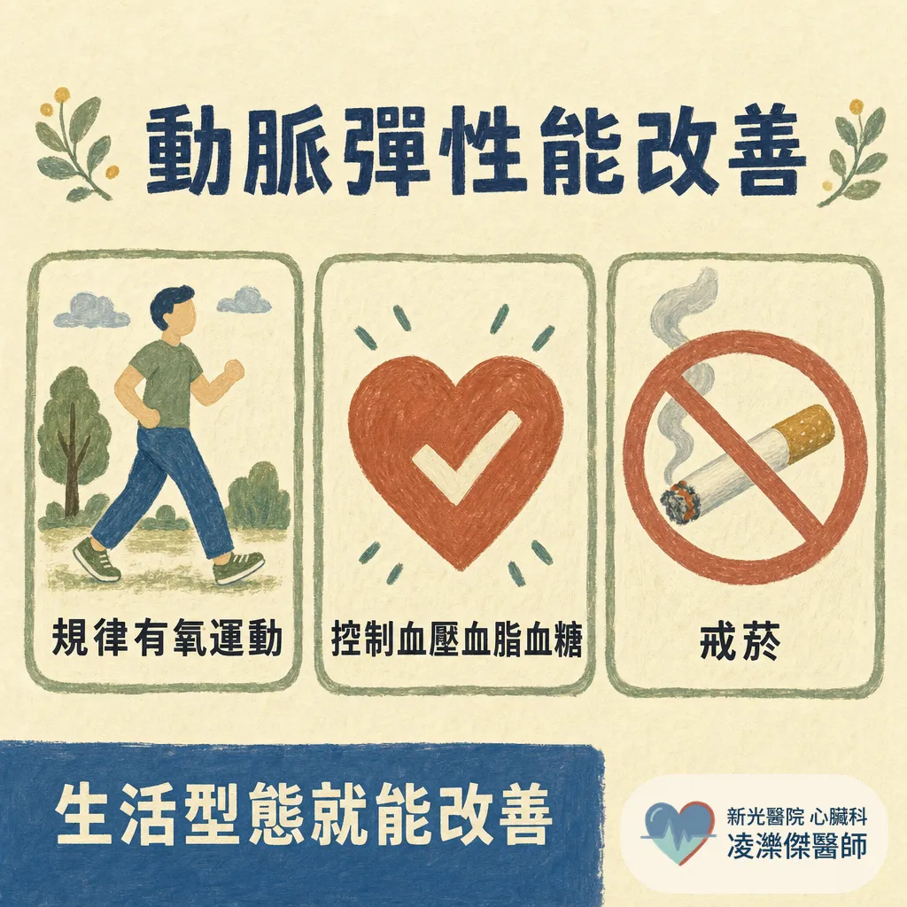 健康檢查說動脈彈性變差、血管年齡偏高，該怎麼辦？ 圖卡 4