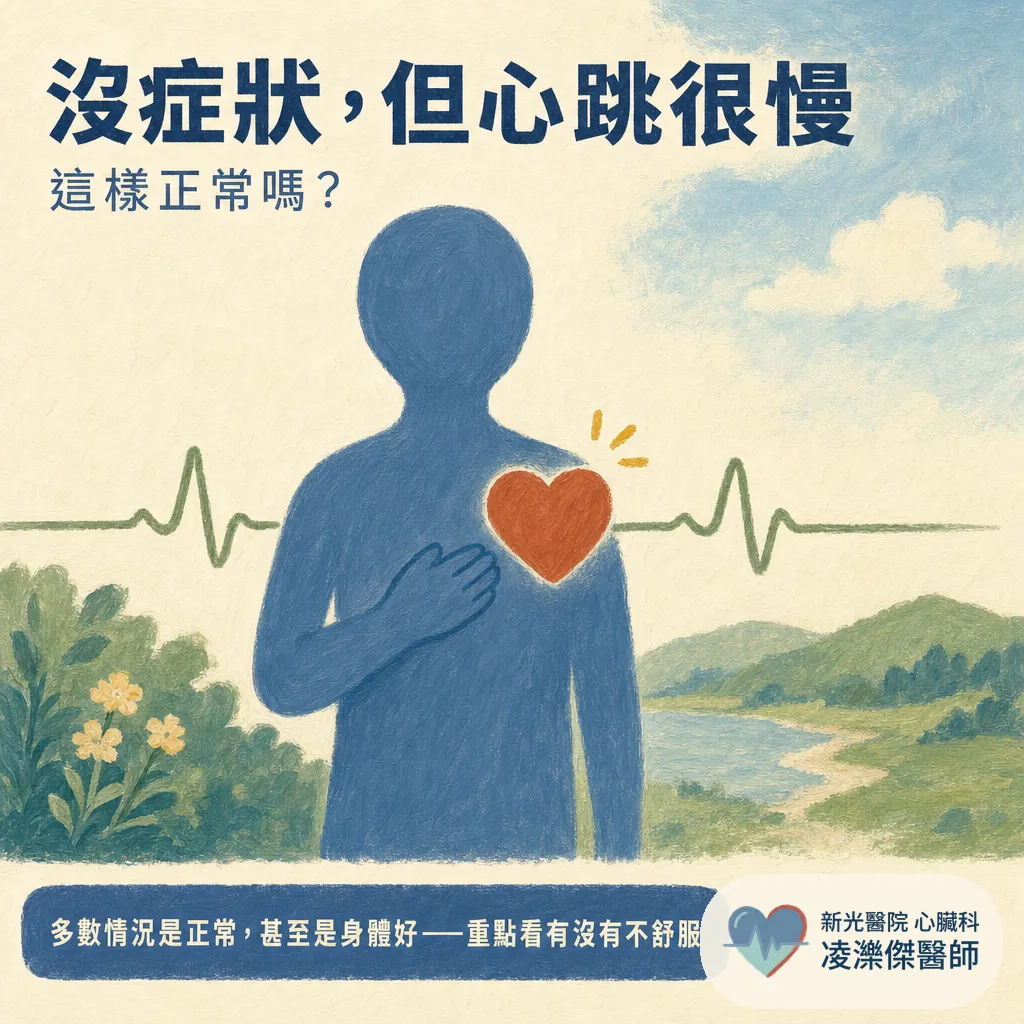 心跳低於50正常嗎?心跳過慢(心搏過緩)的原因與就醫時機 圖卡 1