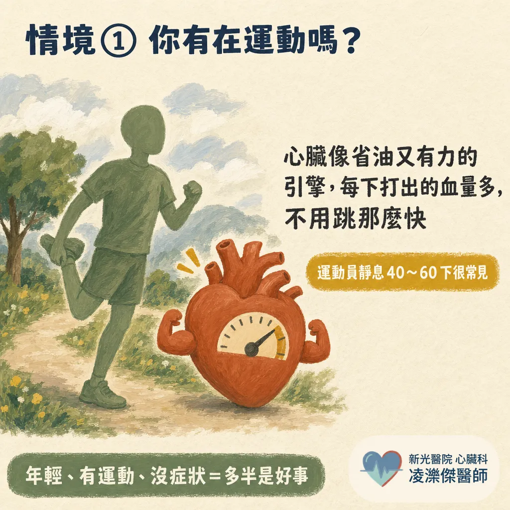 心跳低於50正常嗎?心跳過慢(心搏過緩)的原因與就醫時機 圖卡 3