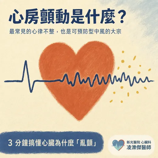 心房顫動是什麼？症狀、中風風險與治療一次看懂