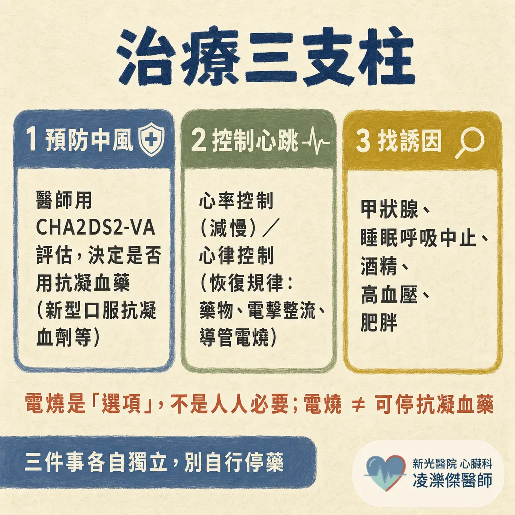 心房顫動是什麼？症狀、中風風險與治療一次看懂 圖卡 5