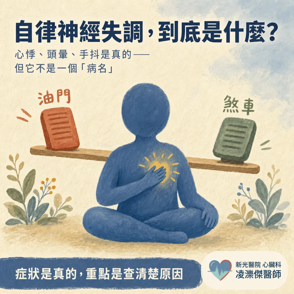 自律神經失調到底是什麼?心臟科先幫你排除這些 圖卡 1