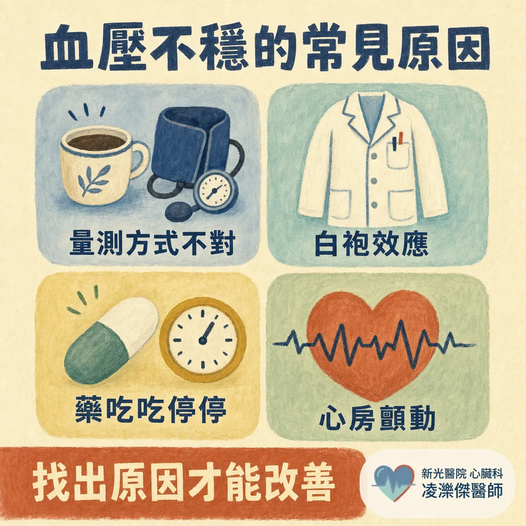 為什麼我的血壓忽高忽低？血壓不穩背後的原因與危機 圖卡 3