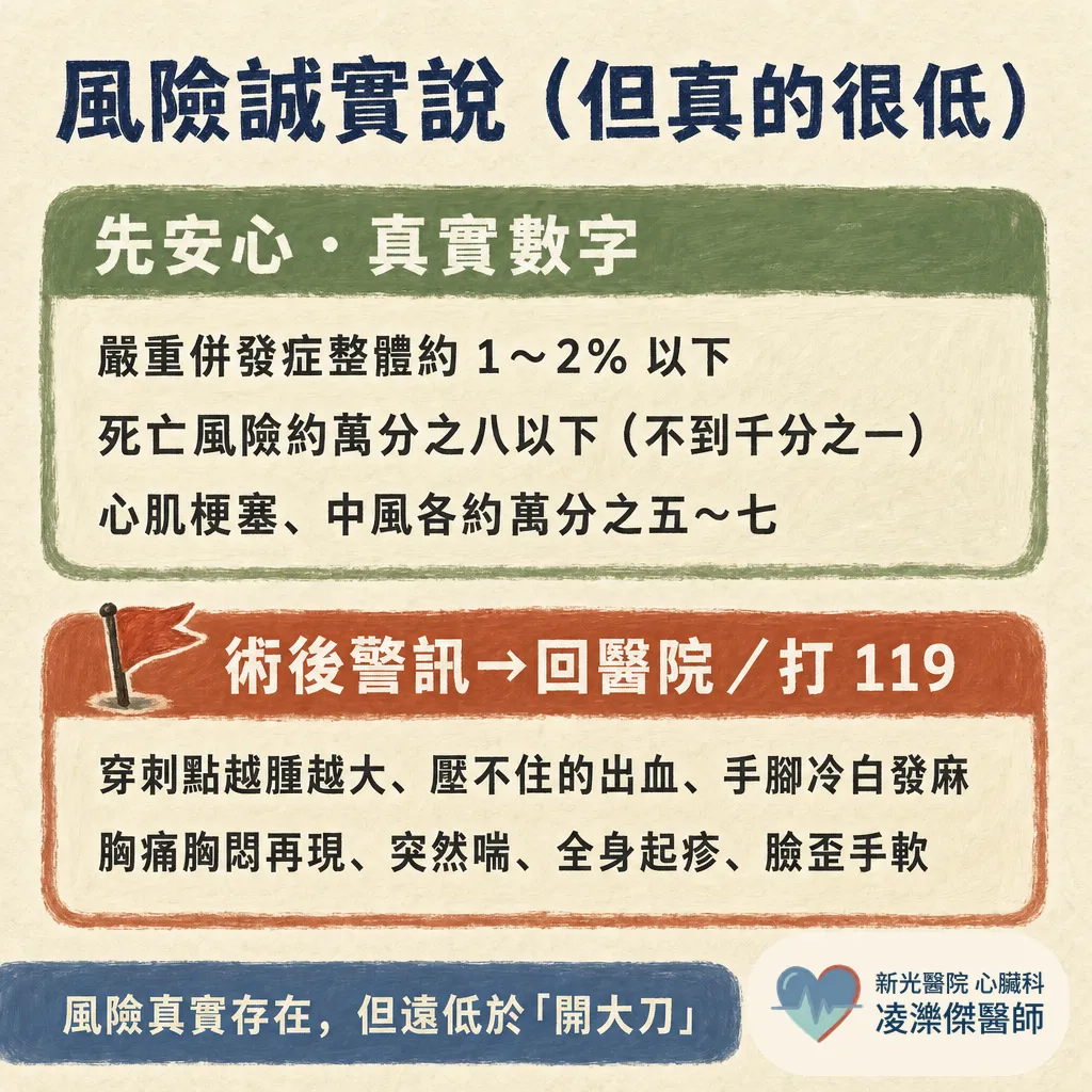 CAG 心導管檢查是什麼?不是開刀,流程與風險一次看懂 圖卡 5