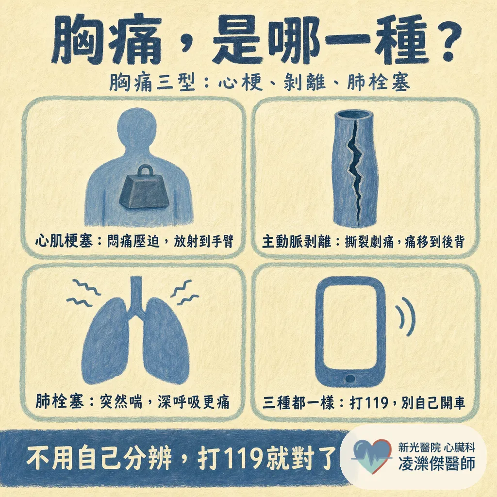 心臟血管急症懶人包:10 大警訊、何時打 119、緊急處置一次記住 圖卡 2