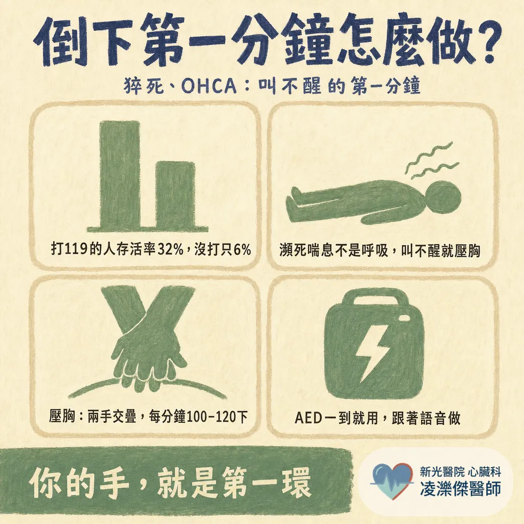 心臟血管急症懶人包:10 大警訊、何時打 119、緊急處置一次記住 圖卡 3