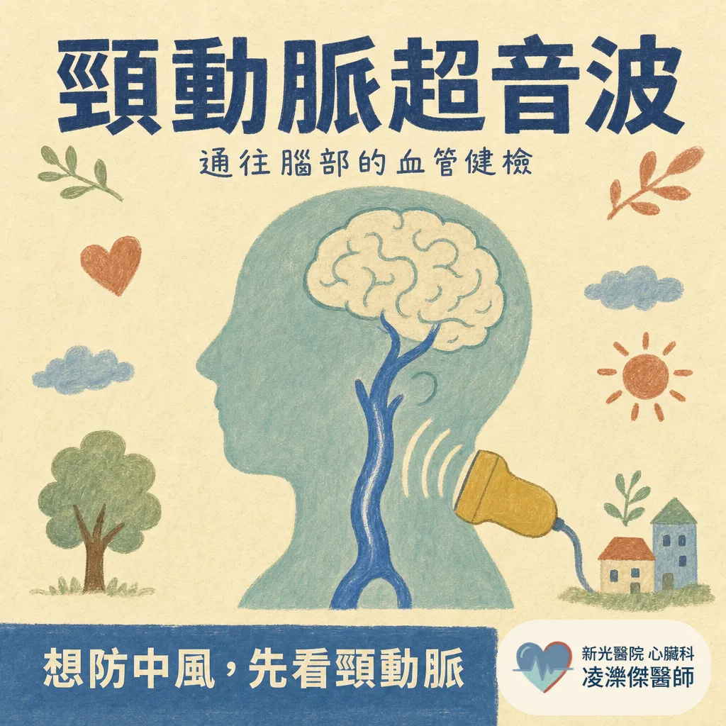 頸動脈超音波在看什麼?誰該做、報告有斑塊怎麼辦,一次看懂 圖卡 1