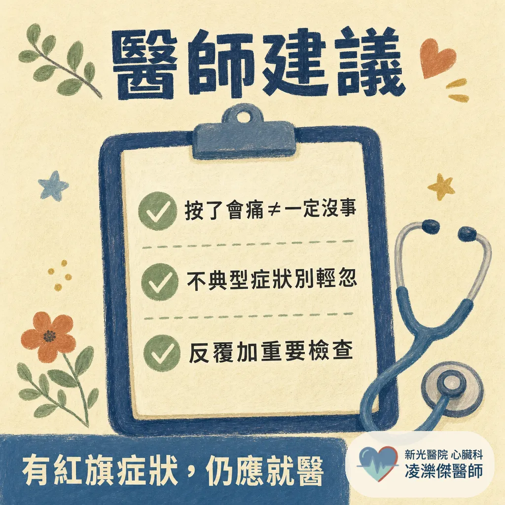 胸痛的原因有哪些？從最危險到最常見，一頁看懂怎麼分辨 圖卡 5