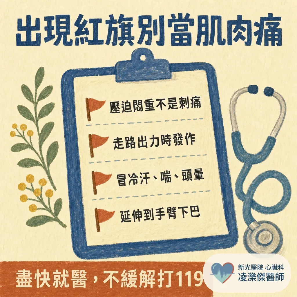 胸口肌肉痛還是心臟痛？一壓就痛、會跟著呼吸變化的胸痛是什麼 圖卡 5