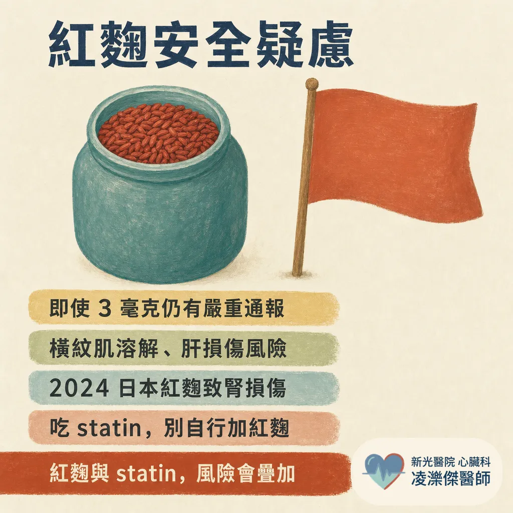 Q10 有效嗎?可以吃保健食品、不吃藥嗎?心臟科醫師誠實盤點 Q10、紅麴與魚油的證據 圖卡 6