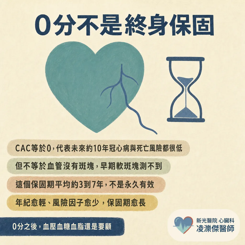 冠狀動脈鈣化積分（CAC）是什麼？健檢報告的分數怎麼看、多少要看醫師、和 CTA 差在哪 圖卡 6