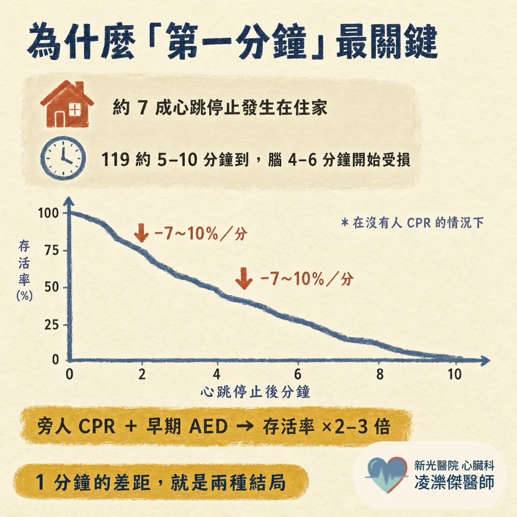 CPR/AED:家人倒下的正確「第一分鐘」 圖卡 2