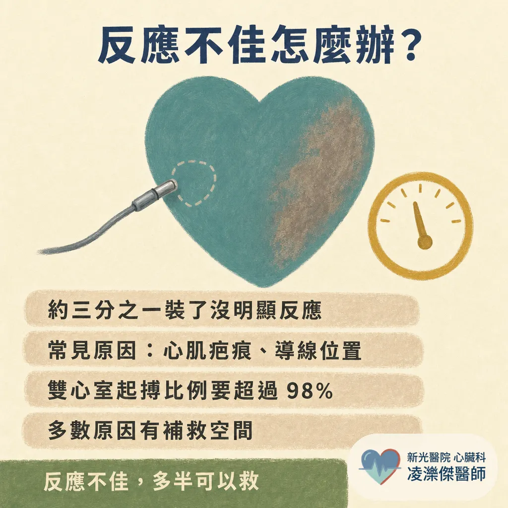 為什麼你需要心臟再同步治療(CRT)?藥都吃到位了還是喘,三條導線的節律器在做什麼 圖卡 8