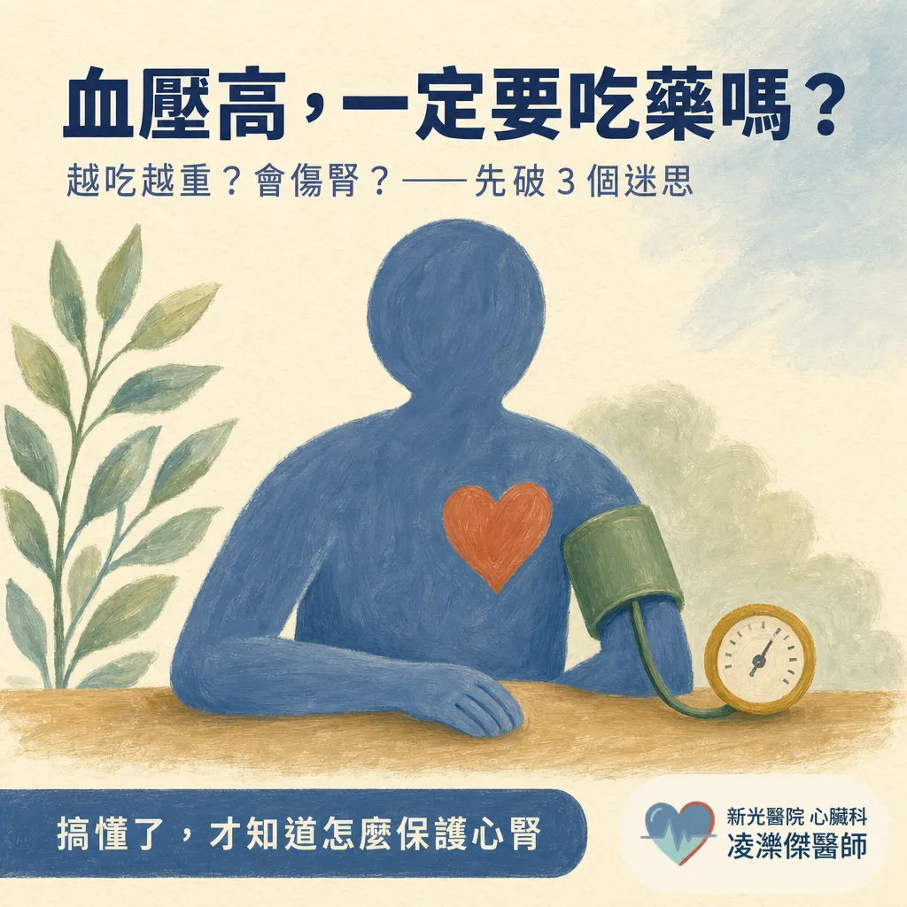 高血壓一定要吃藥嗎？會不會越吃越嚴重？ 圖卡 1