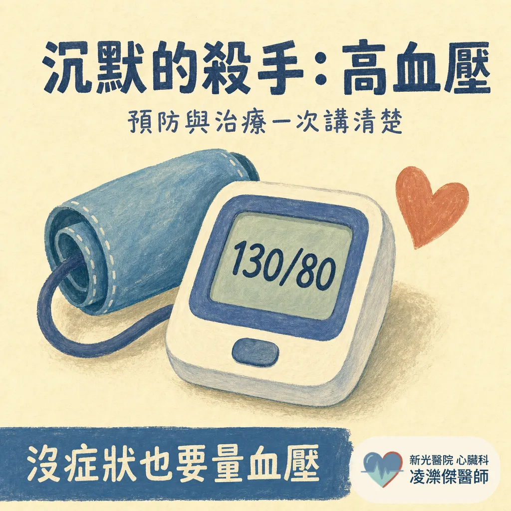 沉默的殺手高血壓:多少算高、怎麼量、怎麼降,一次講清楚 圖卡 1