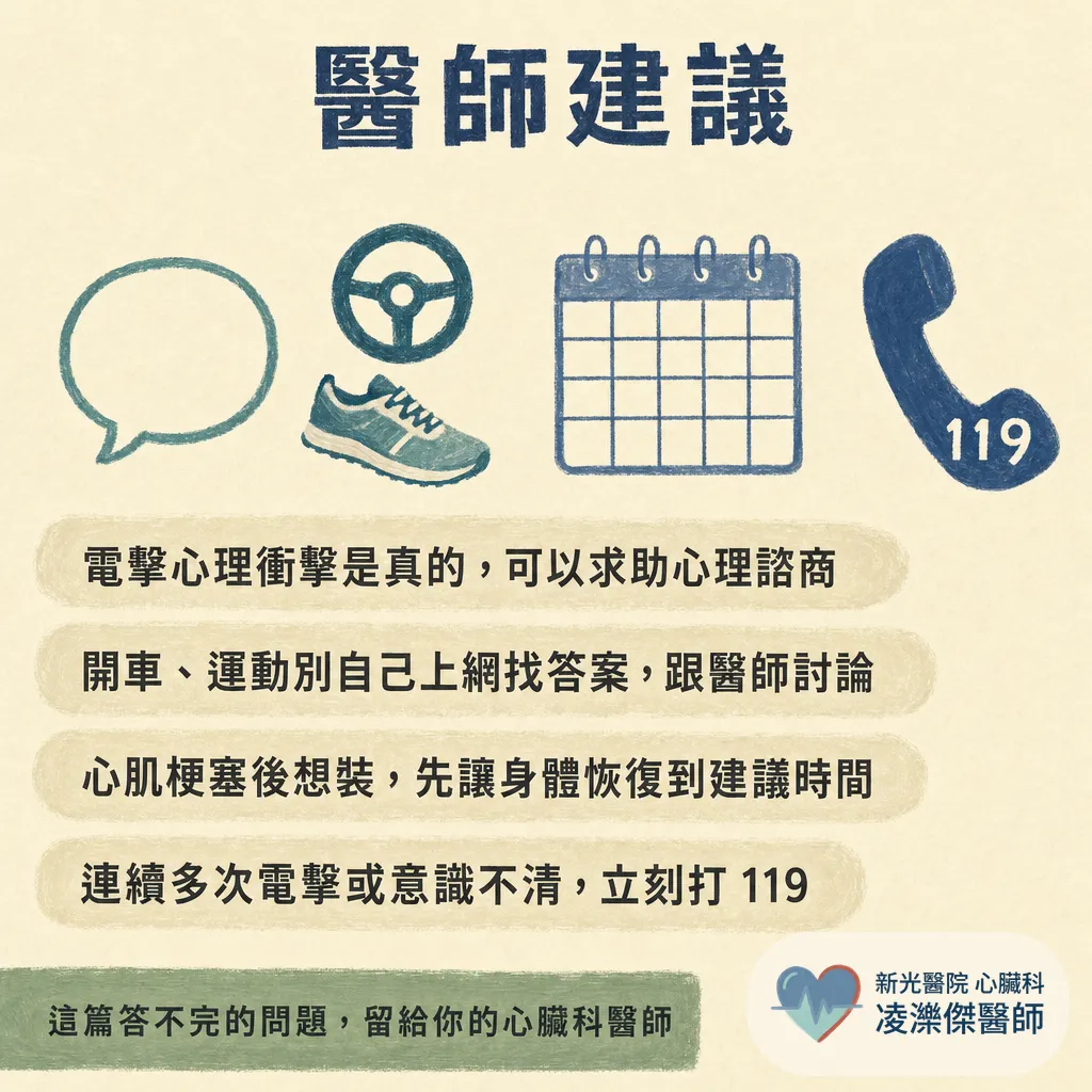 植入式去顫器（ICD）是什麼？誰該裝、被電到是什麼感覺、開車與運動限制 圖卡 2