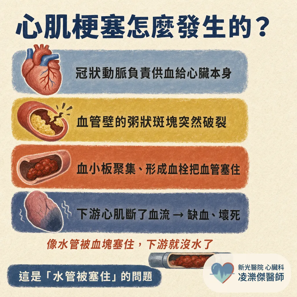 心肌梗塞的成因是什麼？血管裡到底發生什麼事 圖卡 2