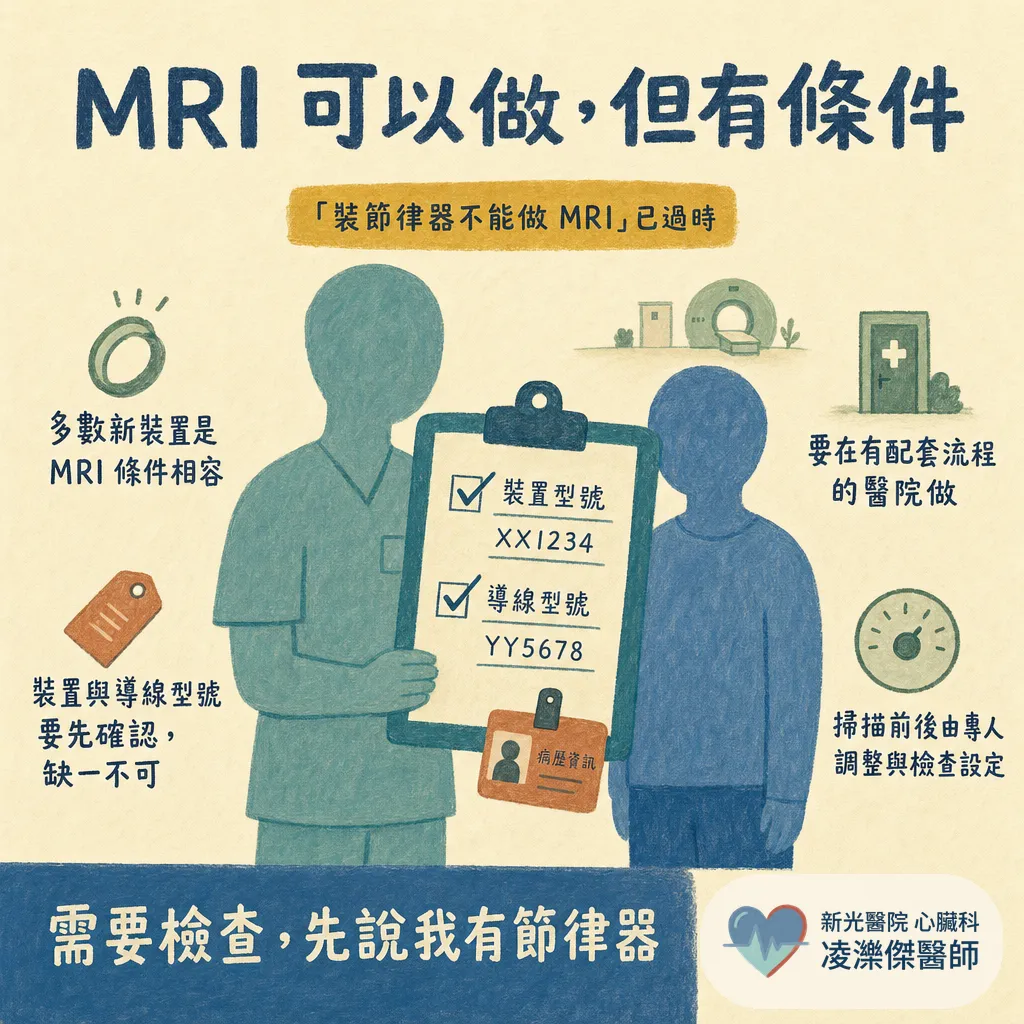 裝了節律器，能過安檢、搭飛機、做 MRI 嗎？節律器生活三問完整解答 圖卡 3