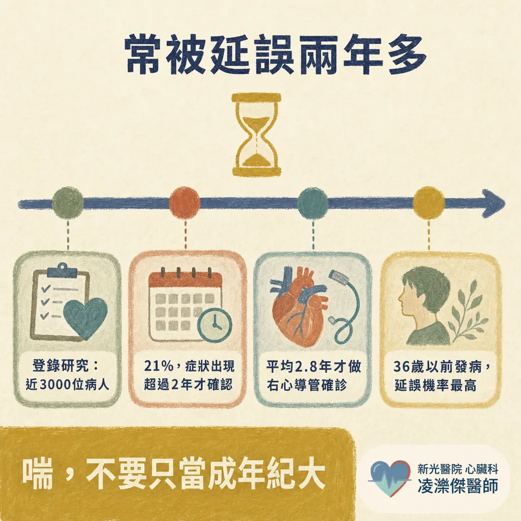 認識肺高壓:一直喘卻查不出原因?「肺血管的高血壓」,量手臂是量不到的 圖卡 6