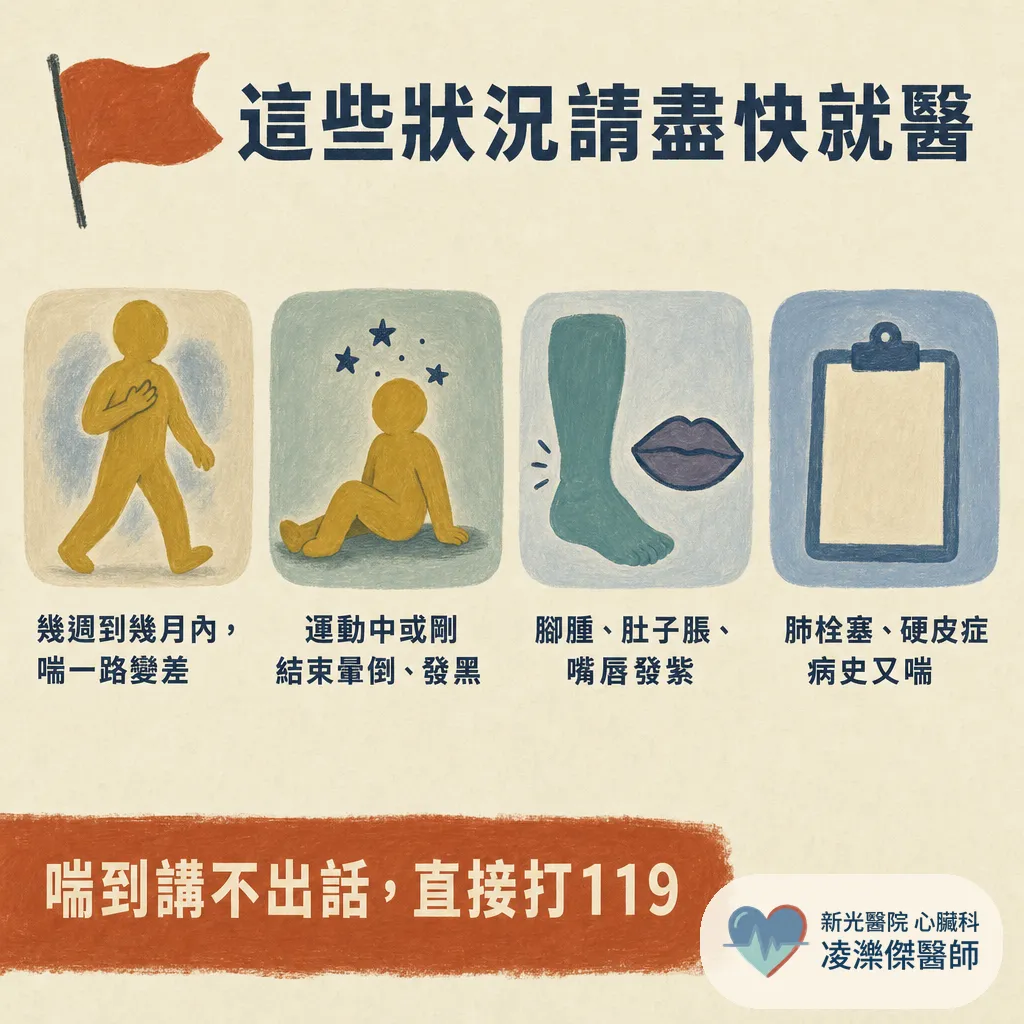 認識肺高壓：一直喘卻查不出原因？「肺血管的高血壓」，量手臂是量不到的 圖卡 8