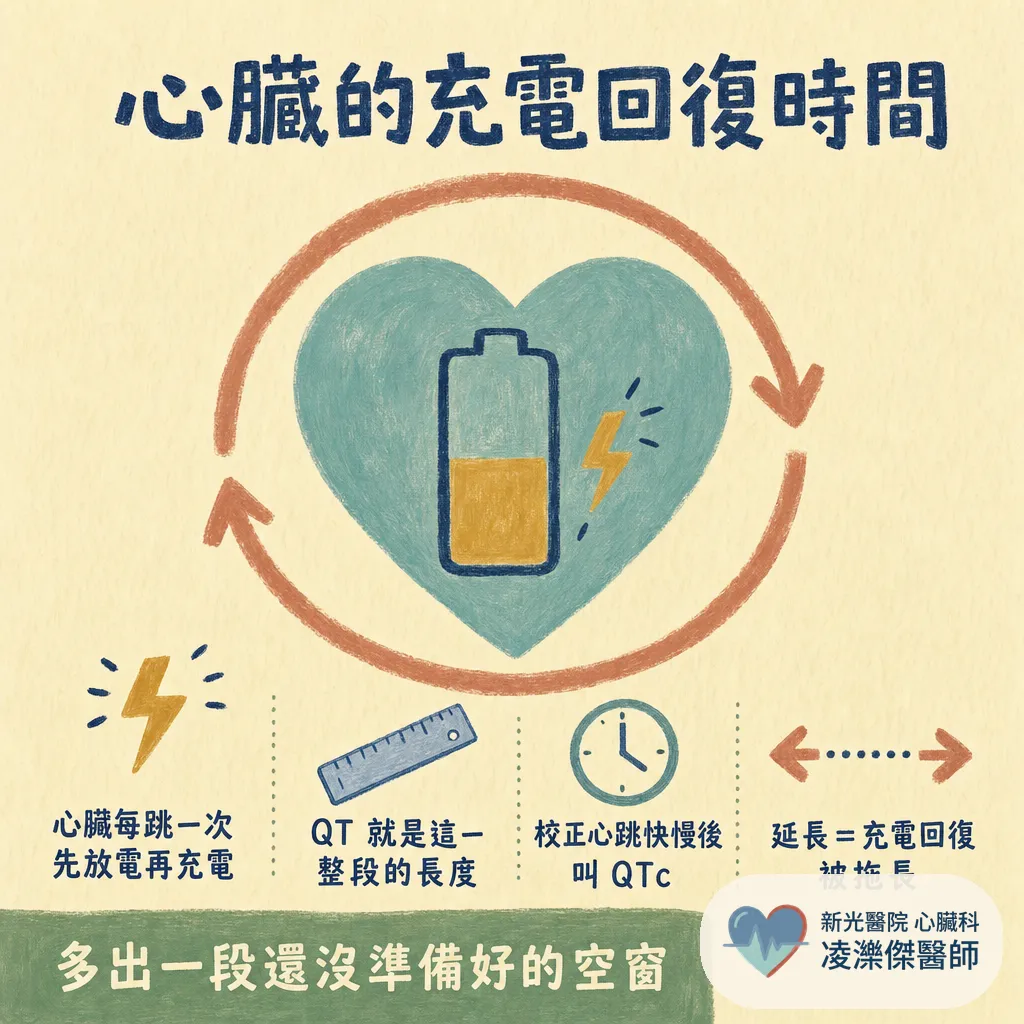 心電圖說我「QT 延長」，危險嗎？哪些藥有關、該怎麼辦 圖卡 2