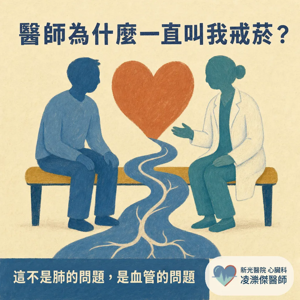 醫師為什麼一直叫我戒菸？抽菸對心臟與血管的傷害、戒菸後的恢復時間軸 圖卡 1