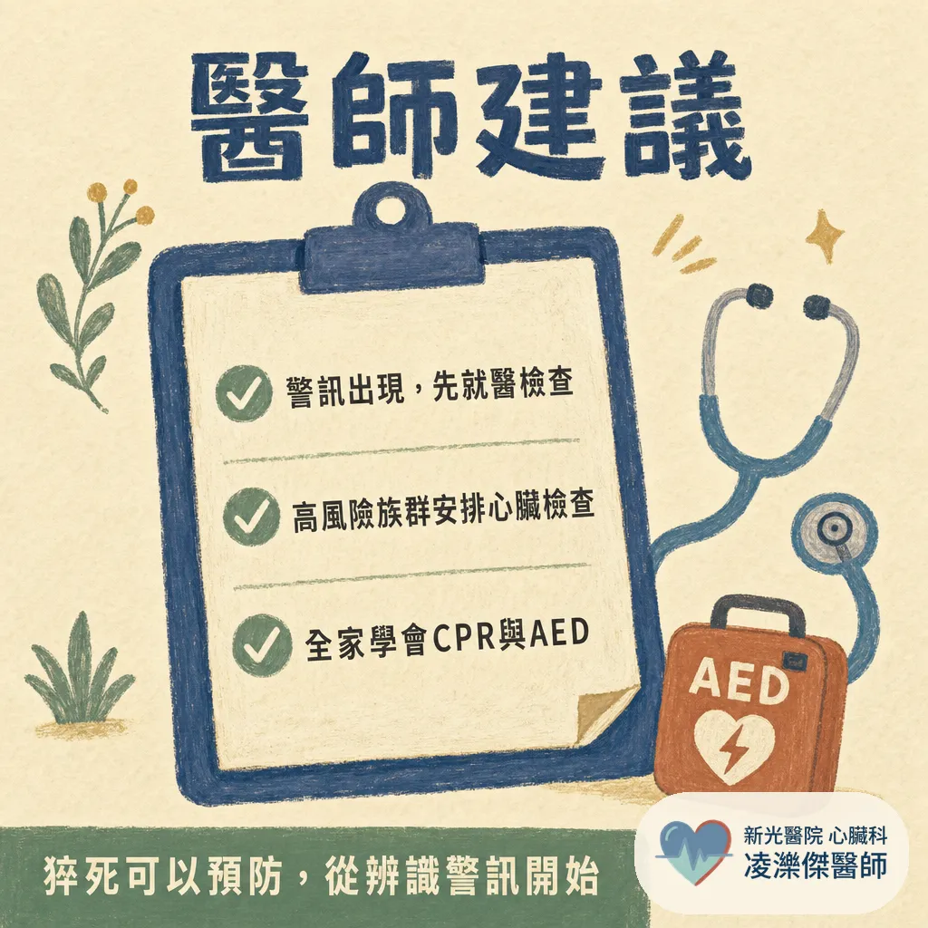 猝死不是毫無預警：半數事前有警訊，胸痛與喘最常見——高風險族群與預防完整解說 圖卡 5
