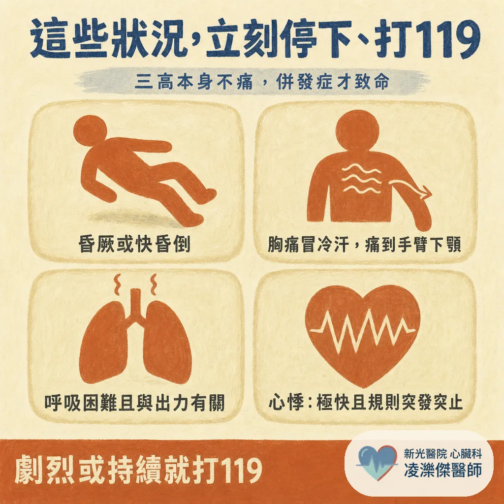 三高總整理：血壓、血脂、血糖到體重，心臟科醫師的控制優先順序 圖卡 5