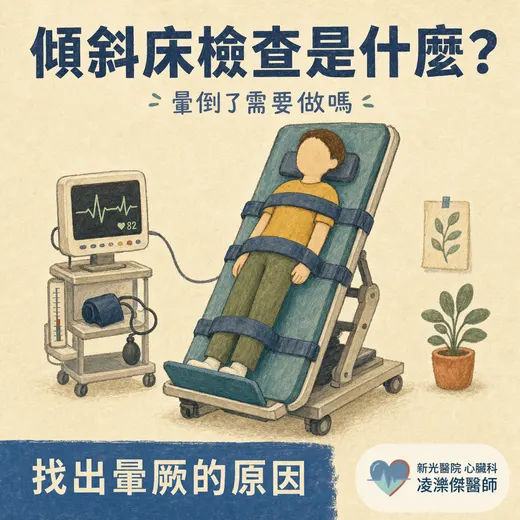 傾斜床檢查是什麼？暈倒了我需要做這個檢查嗎