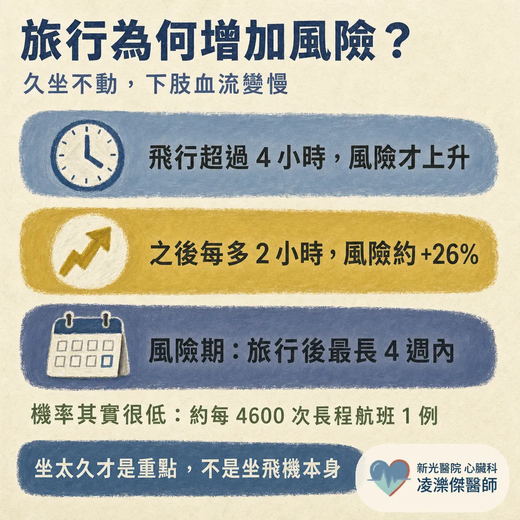 下飛機腳腫，是正常還是血栓？——分辨重力性水腫與 DVT 警訊 圖卡 3