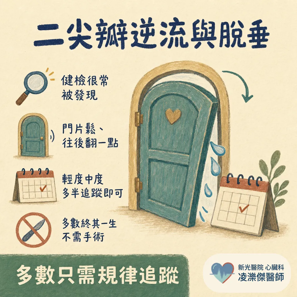 心臟瓣膜疾病是什麼？主動脈瓣狹窄、二尖瓣逆流症狀與治療白話解說 圖卡 3