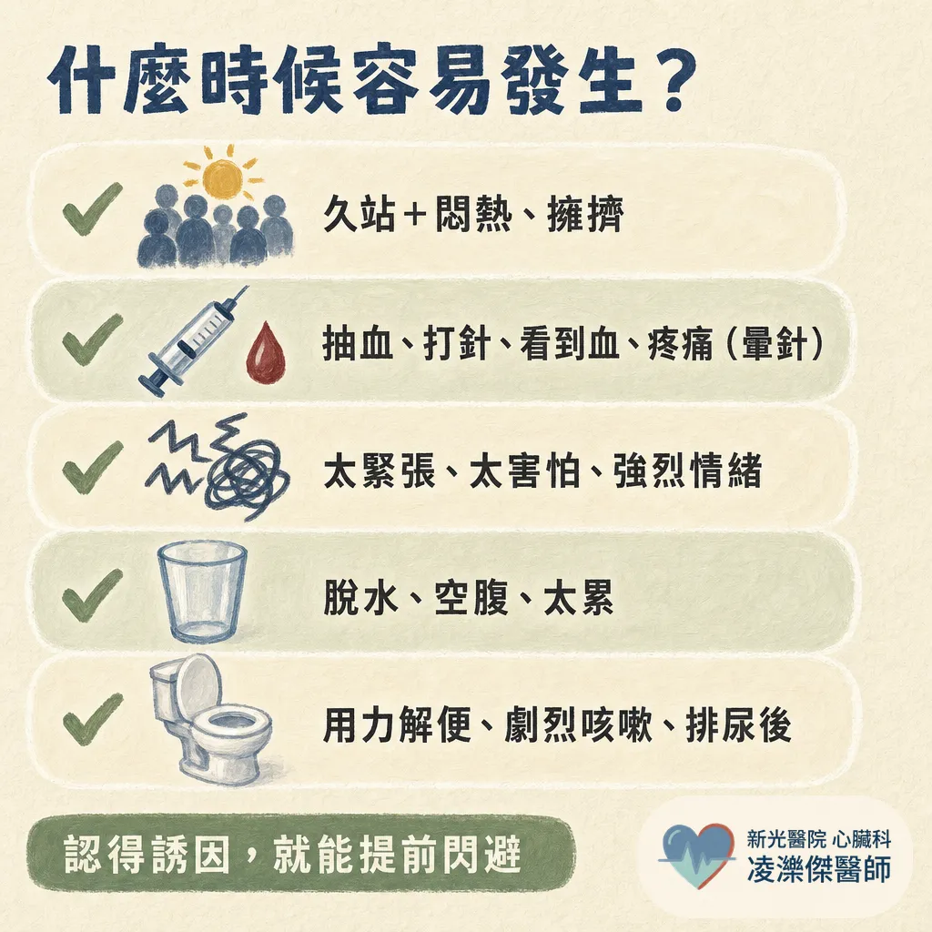 什麼是迷走神經暈厥？ 圖卡 3