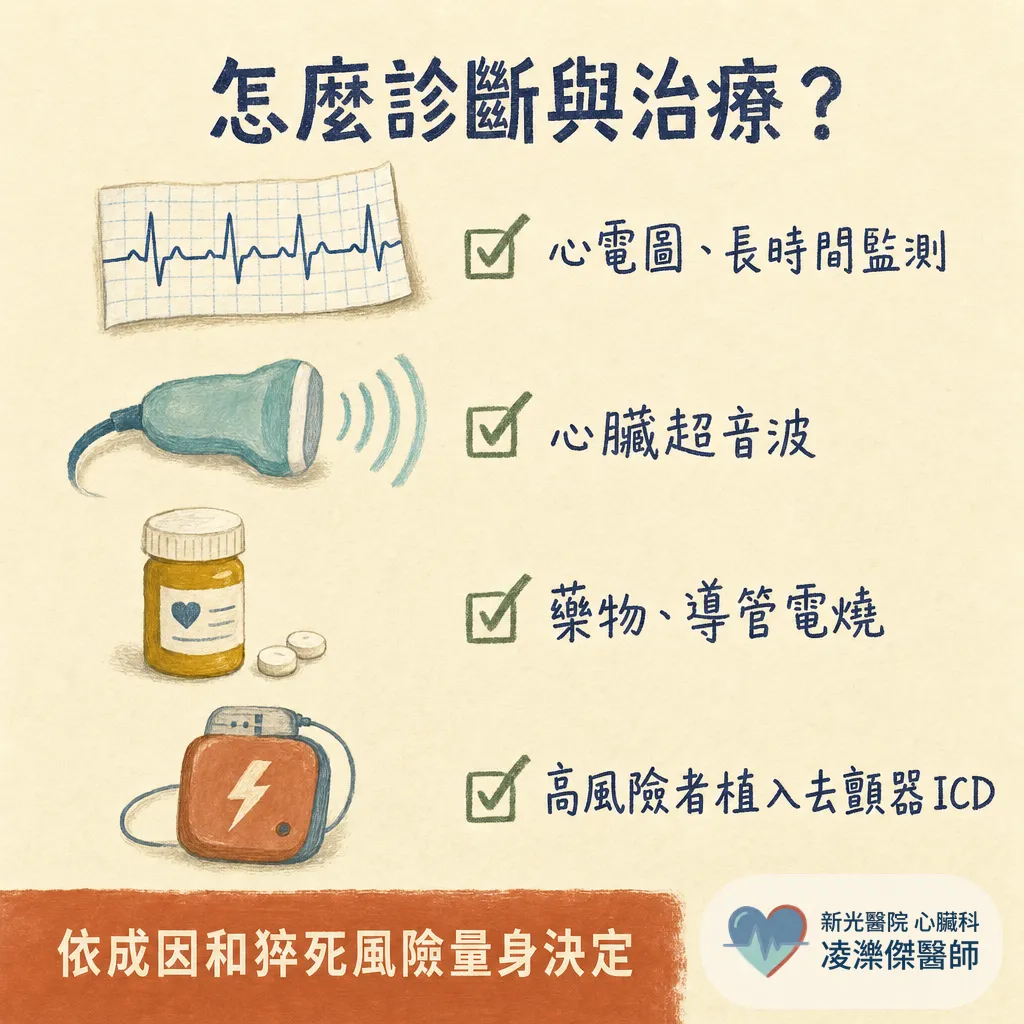 心室頻脈（VT）是什麼？跟一般心跳快哪裡不同、為什麼可能致命 圖卡 4