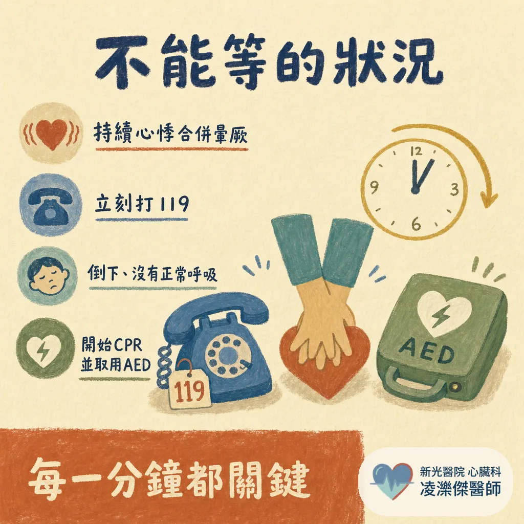 心室頻脈（VT）是什麼？跟一般心跳快哪裡不同、為什麼可能致命 圖卡 5